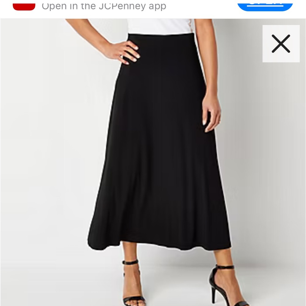 Liz Claiborne long skirt stretch